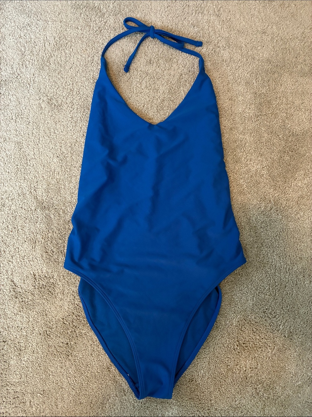 Hollister Vibrant Blue Halter Swimsuit